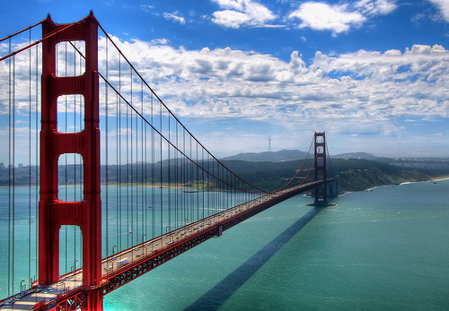 The San Francisco Golden Gate Bridge